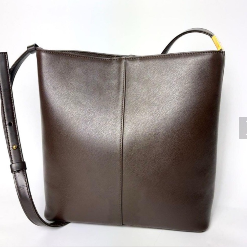 Burberry Brown Vintage Leather Shoulder Bag